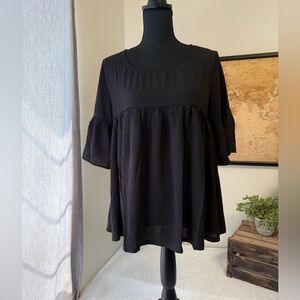 Wishlist Apparel lightweight black top